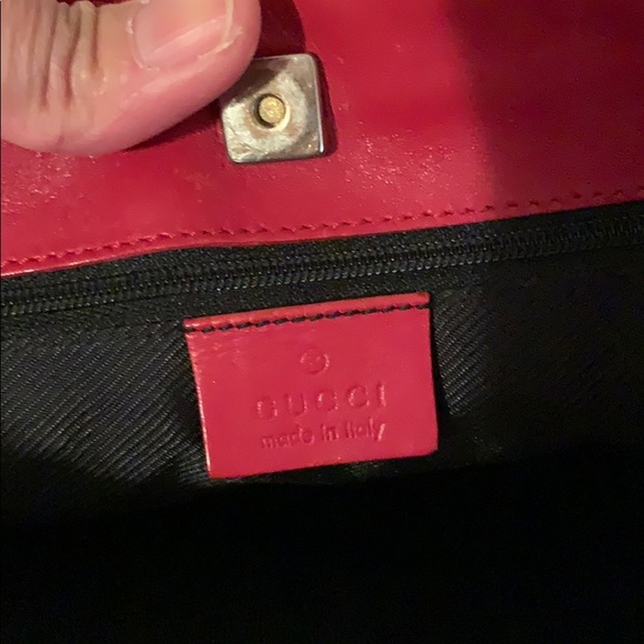 Authentic Gucci shoulder bag red medium - Picture 4 of 11